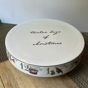 Vintage and discontinued 12 Days of Christmas Cake Pedestal
